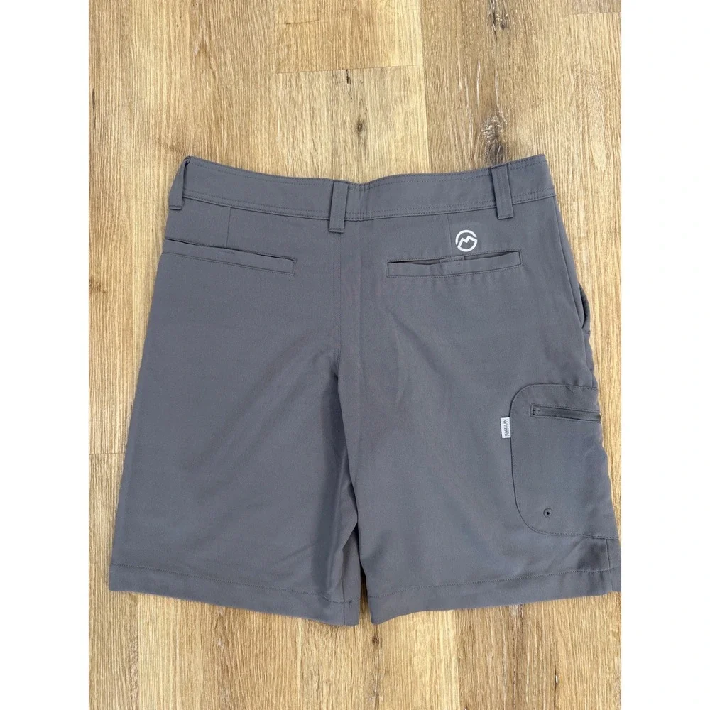 Magellan Outdoors Fish Gear Shorts Mens 32 Gray Performance Fishing Hiking Cargo